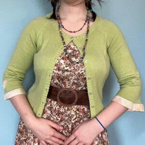 Lorigami Light Green Sweater sz s/m